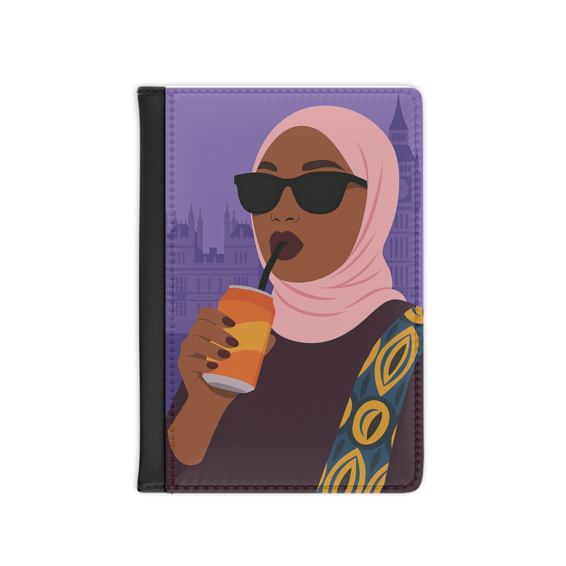 Hijabi in London London Passport Cover