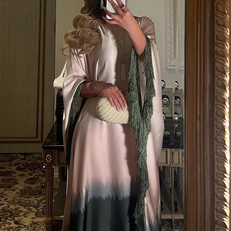 Luxury Batwing Sleeve Abaya – One Size