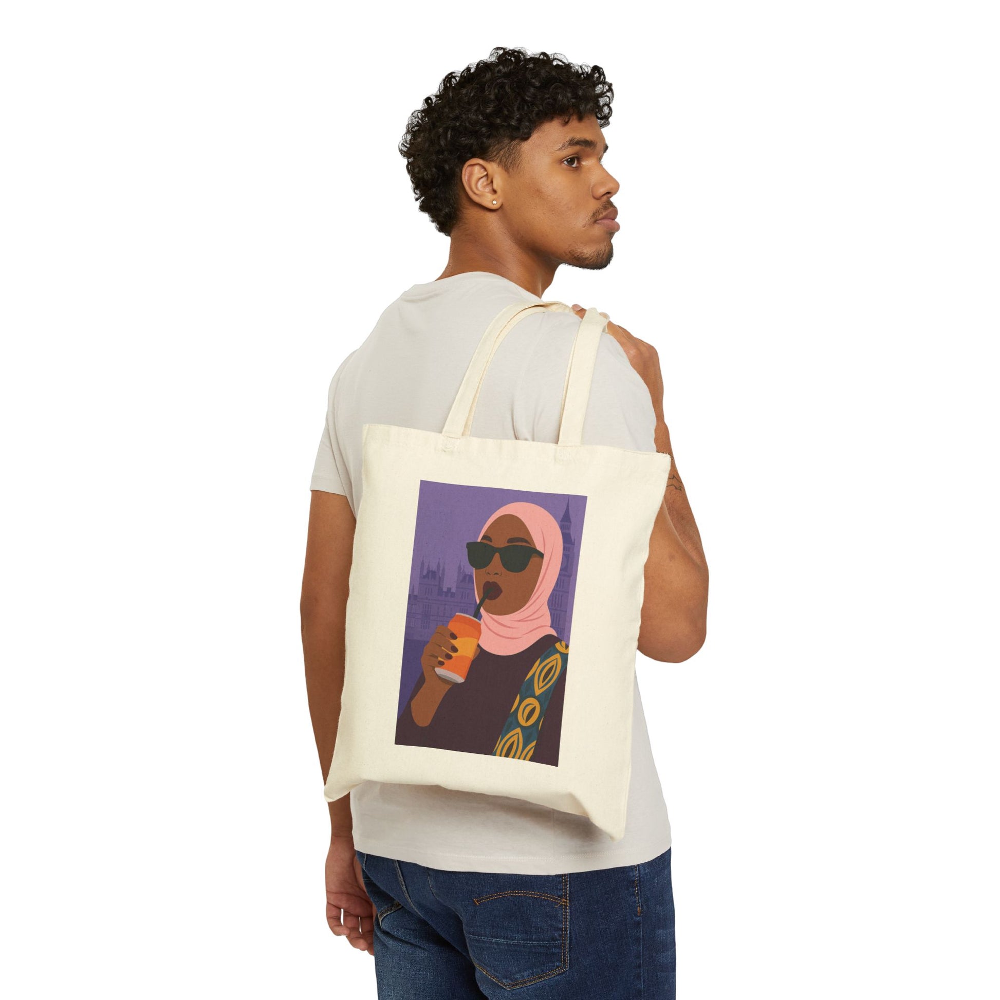 Hijabi in London Canvas Tote Bag