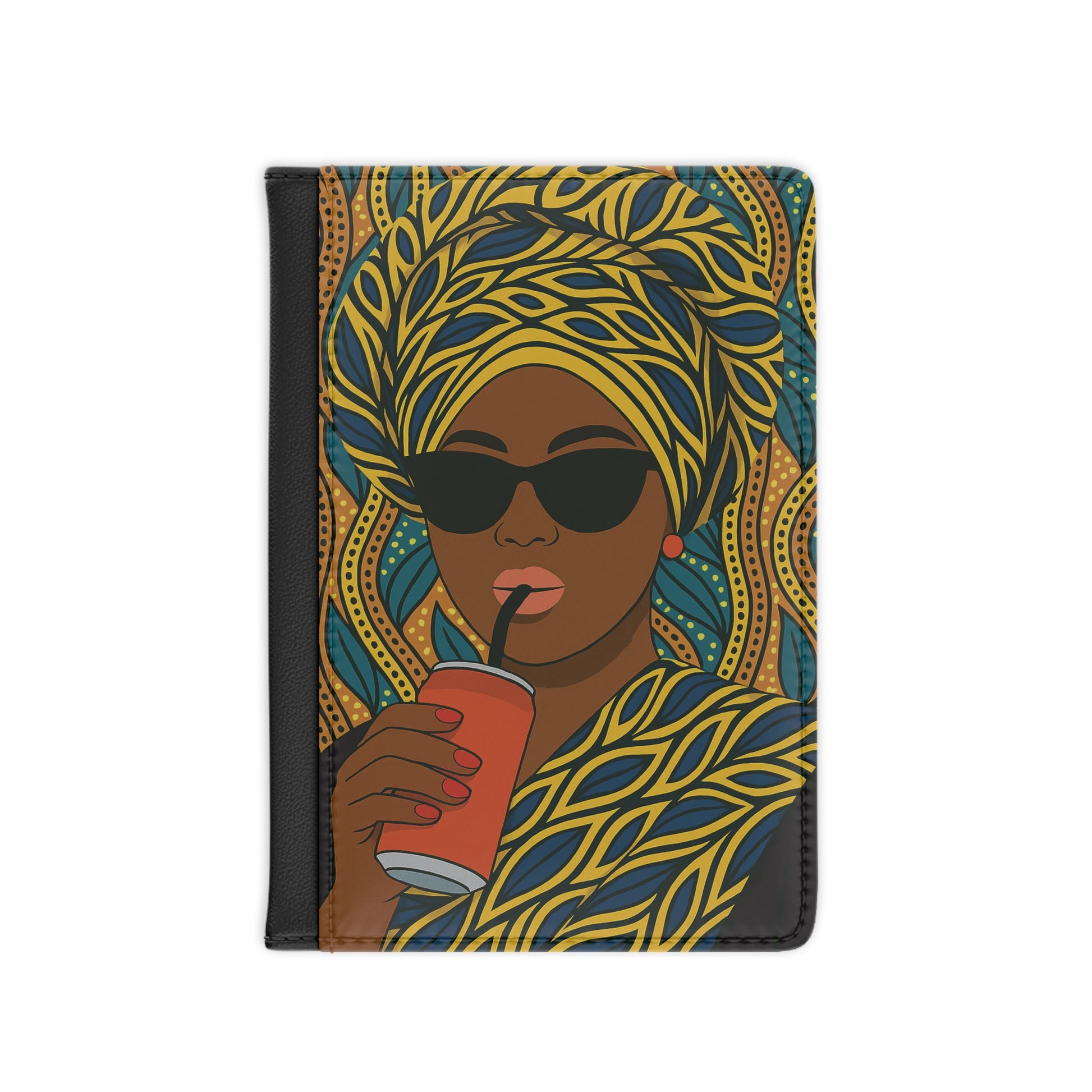 Nigerian Woman in Gele Passport Cover