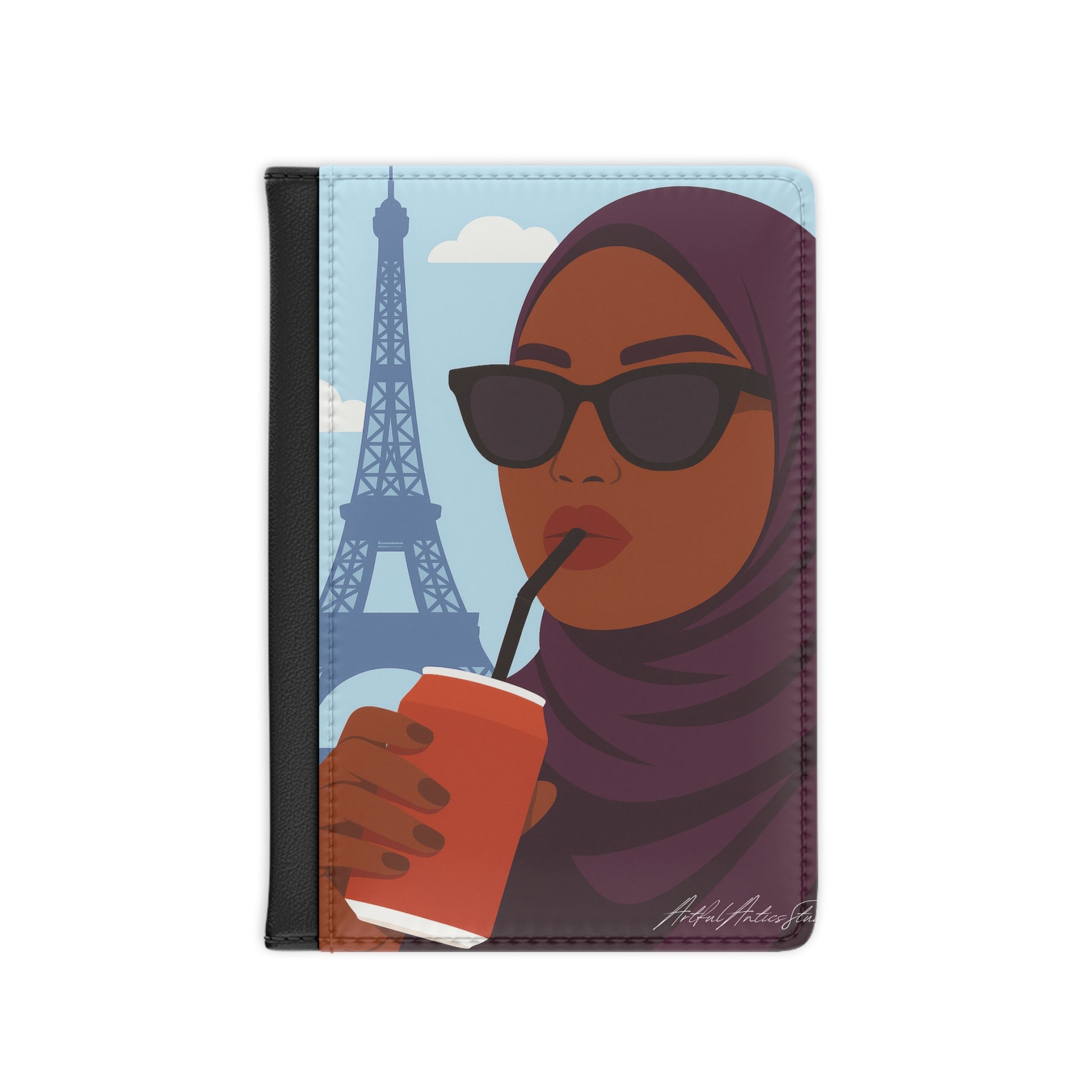 Hijabi in Paris Passport Cover