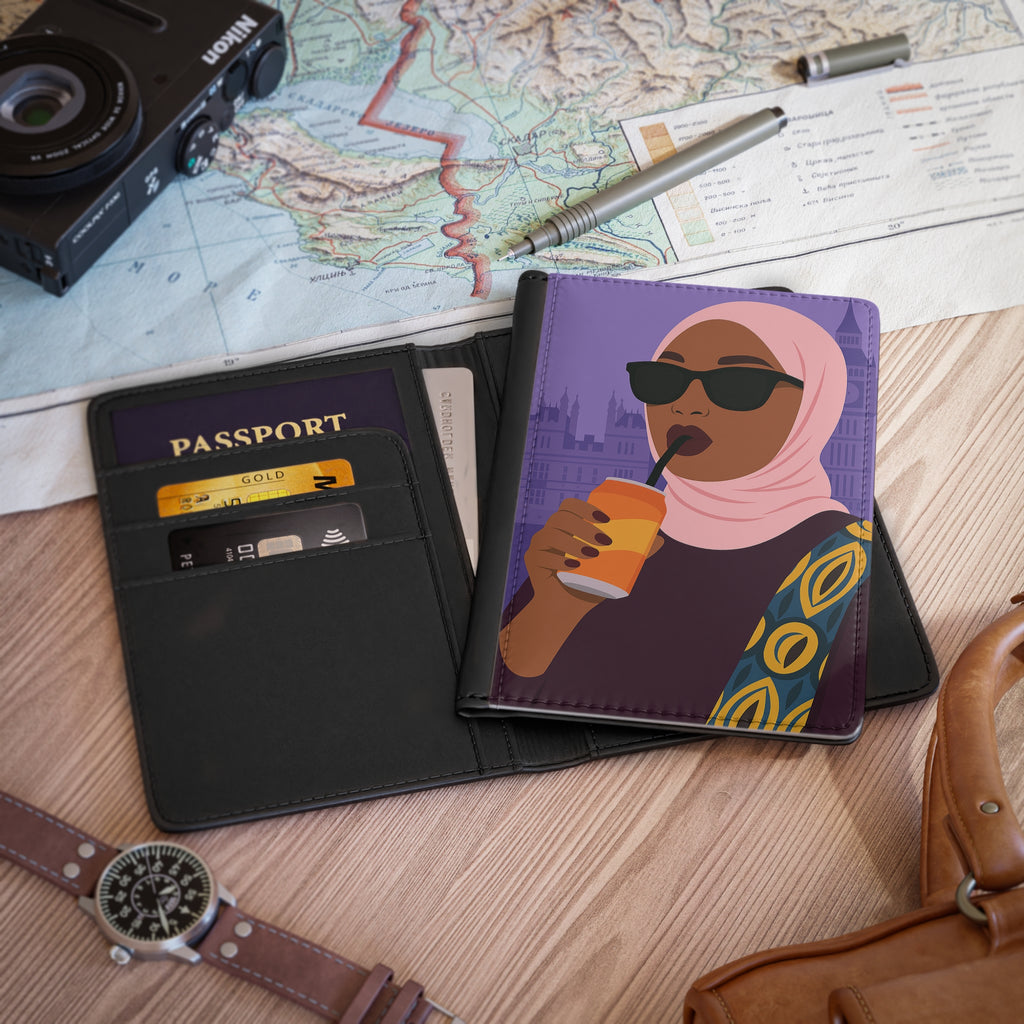 Hijabi in London London Passport Cover