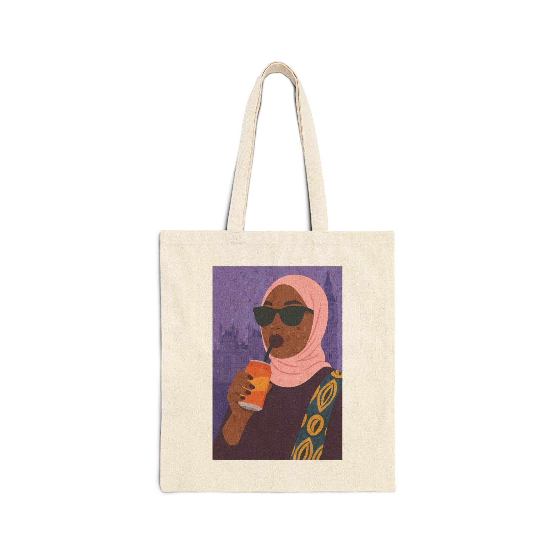 Hijabi in London Canvas Tote Bag