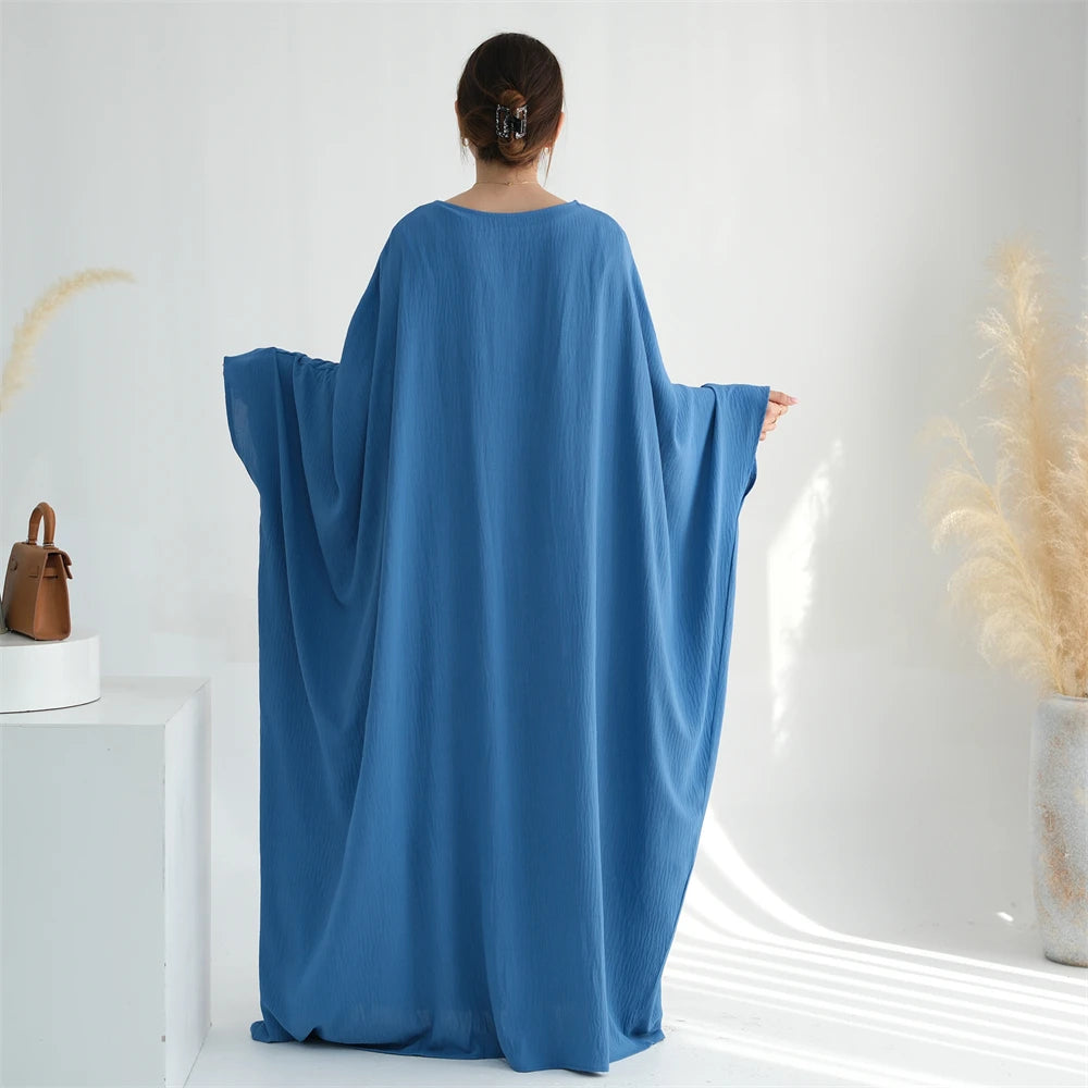 Cotton Linen Khimar Abaya