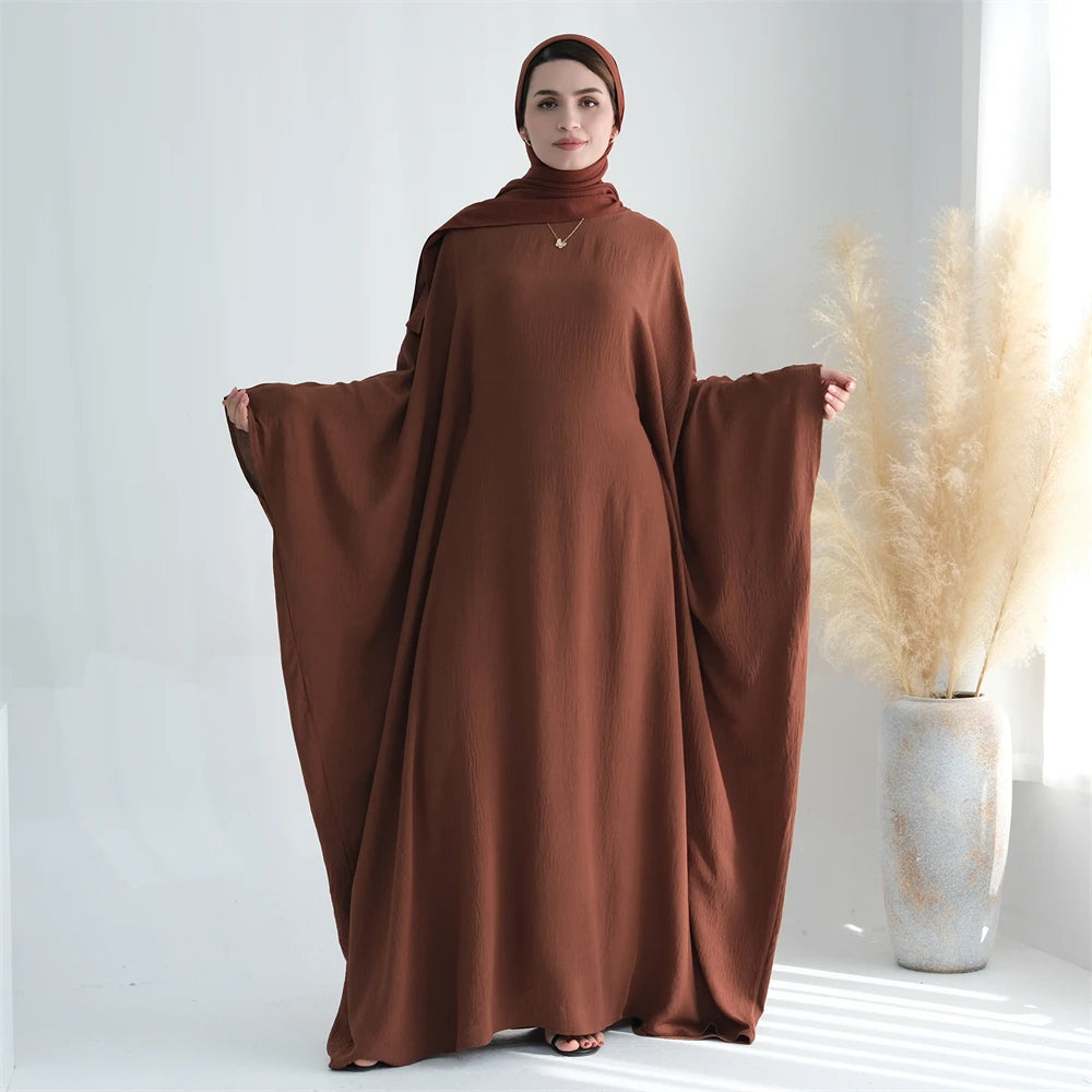 Cotton Linen Khimar Abaya