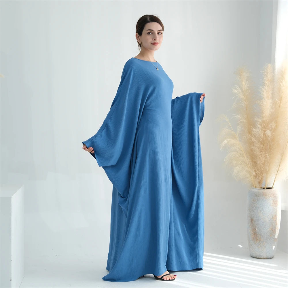 Cotton Linen Khimar Abaya
