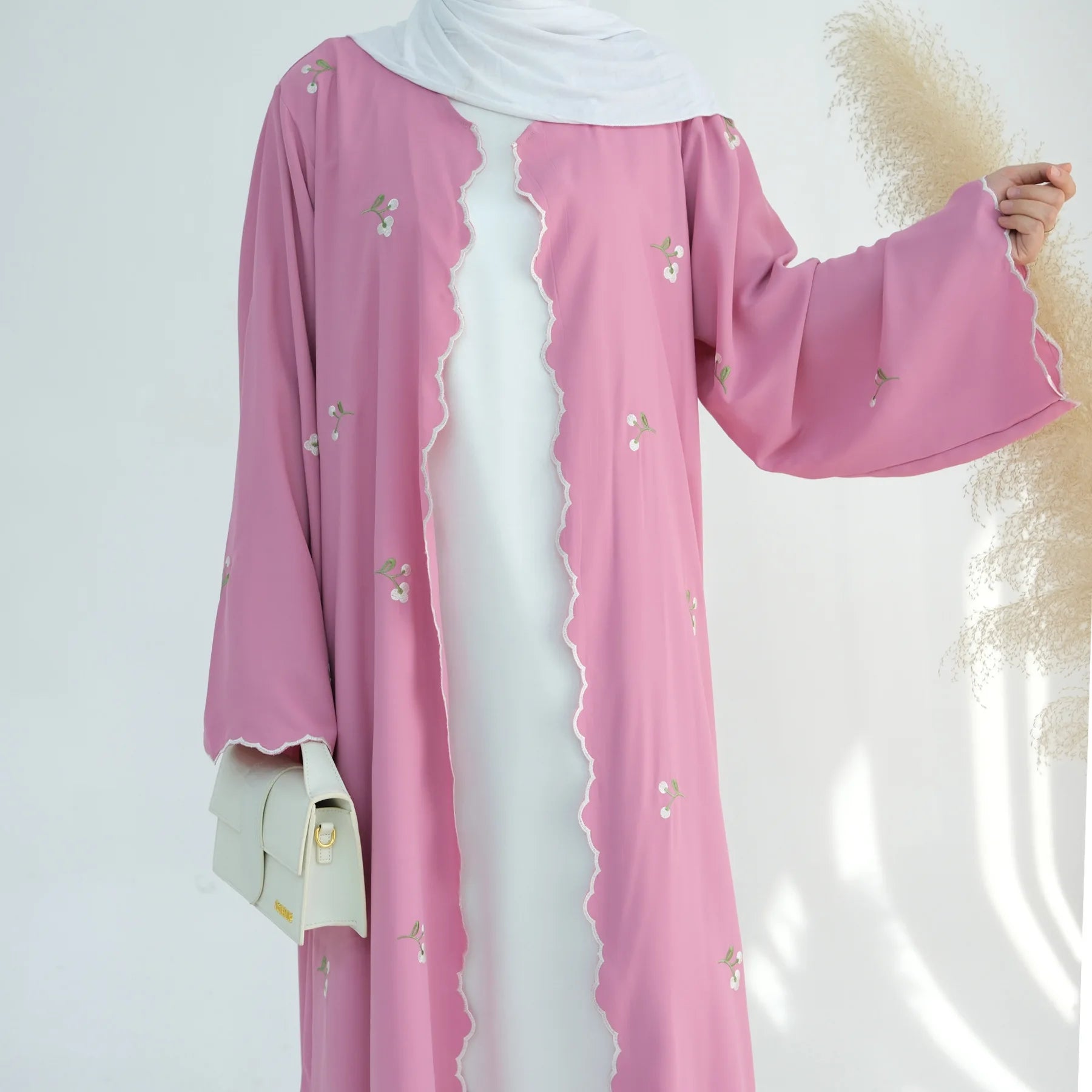 Embroidery Cardigan Abaya