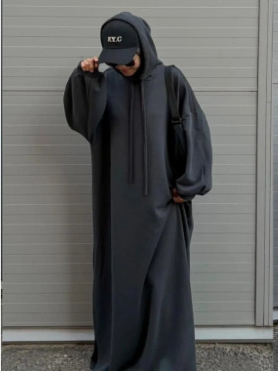 Hooded Maxi Abaya