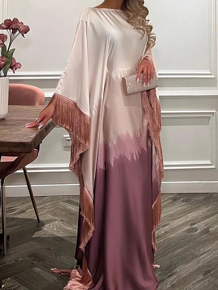 Luxury Batwing Sleeve Abaya – One Size