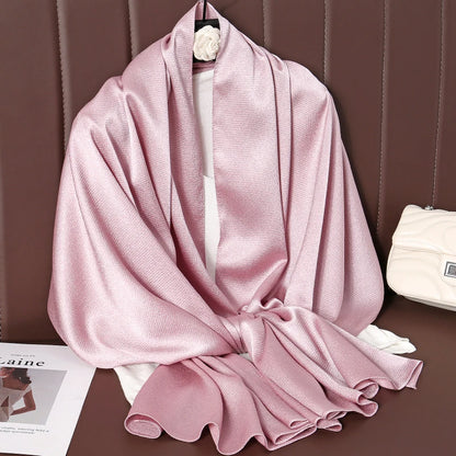 Solid Color Long Silky soft scarves