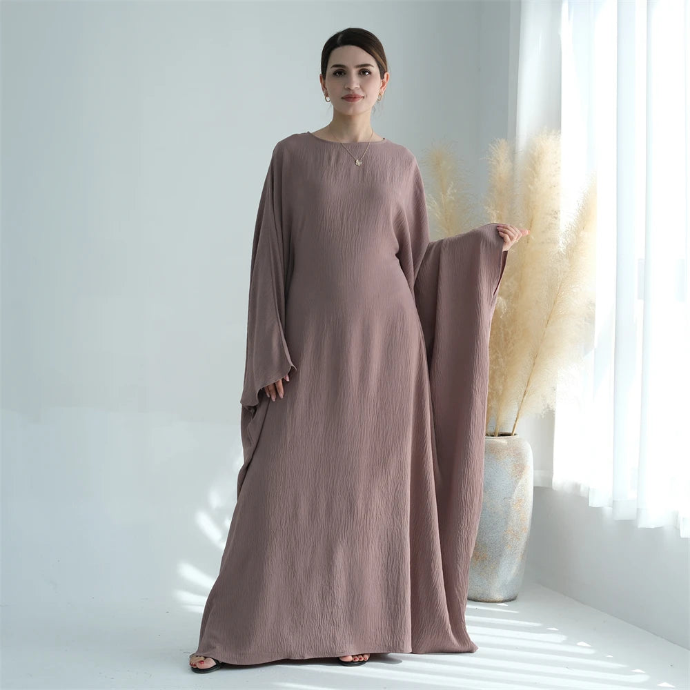 Cotton Linen Khimar Abaya