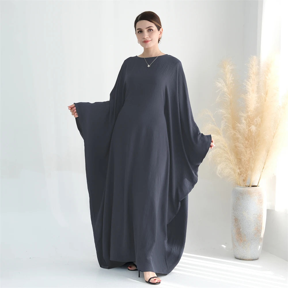Cotton Linen Khimar Abaya