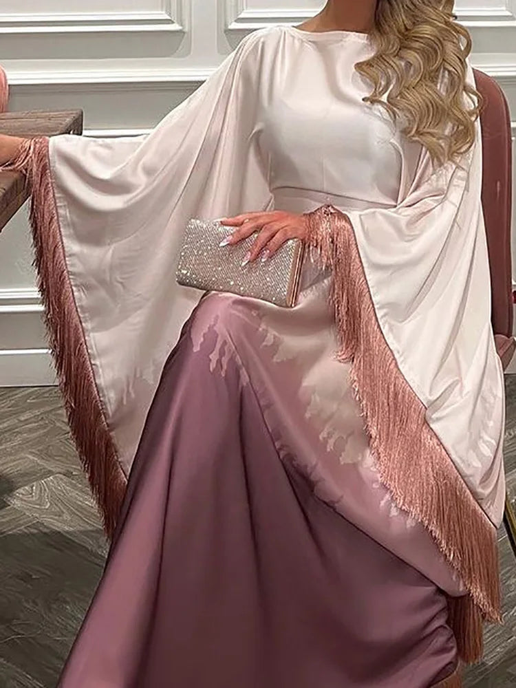 Luxury Batwing Sleeve Abaya – One Size