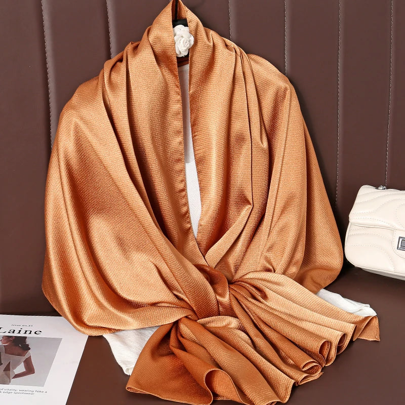 Solid Color Long Silky soft scarves