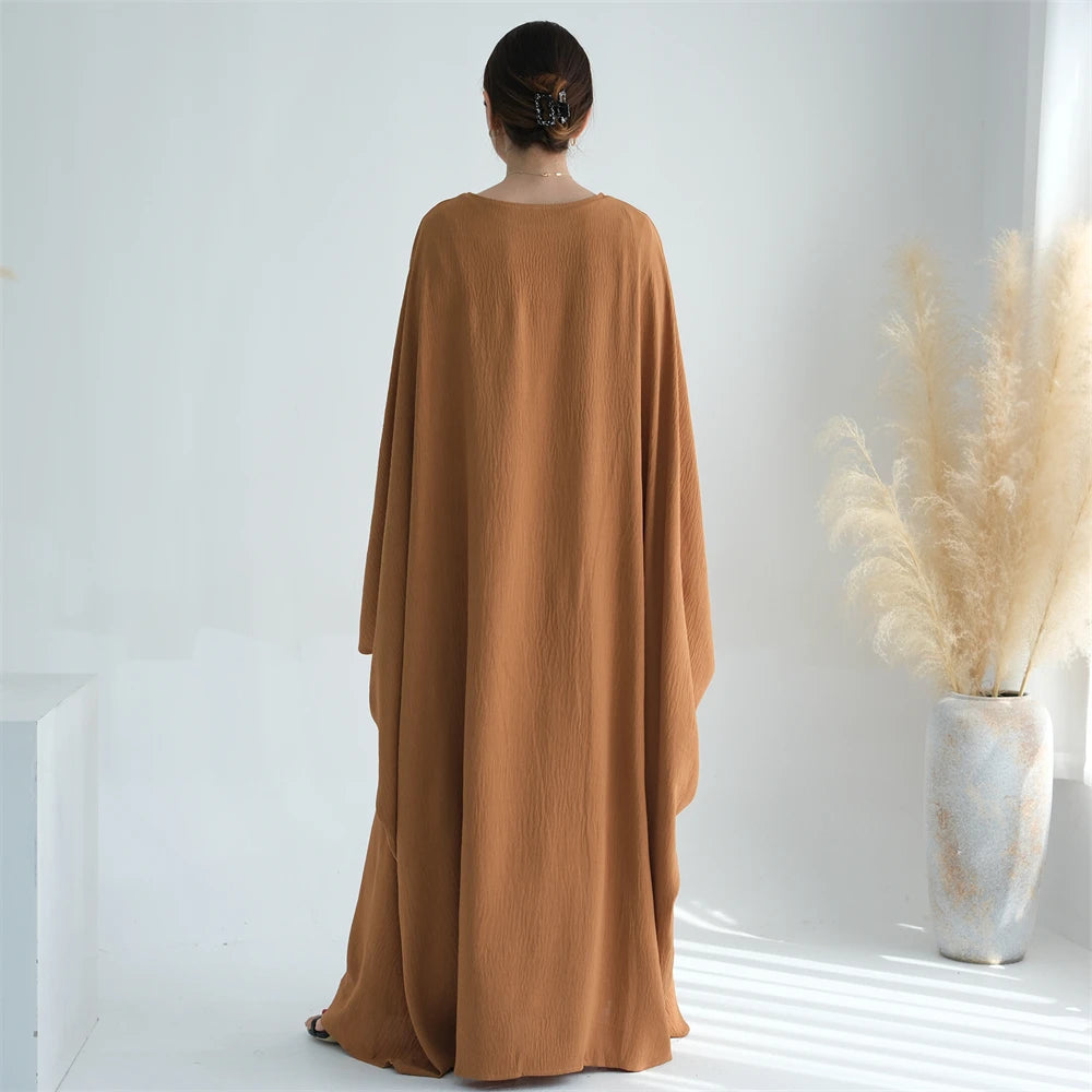 Cotton Linen Khimar Abaya