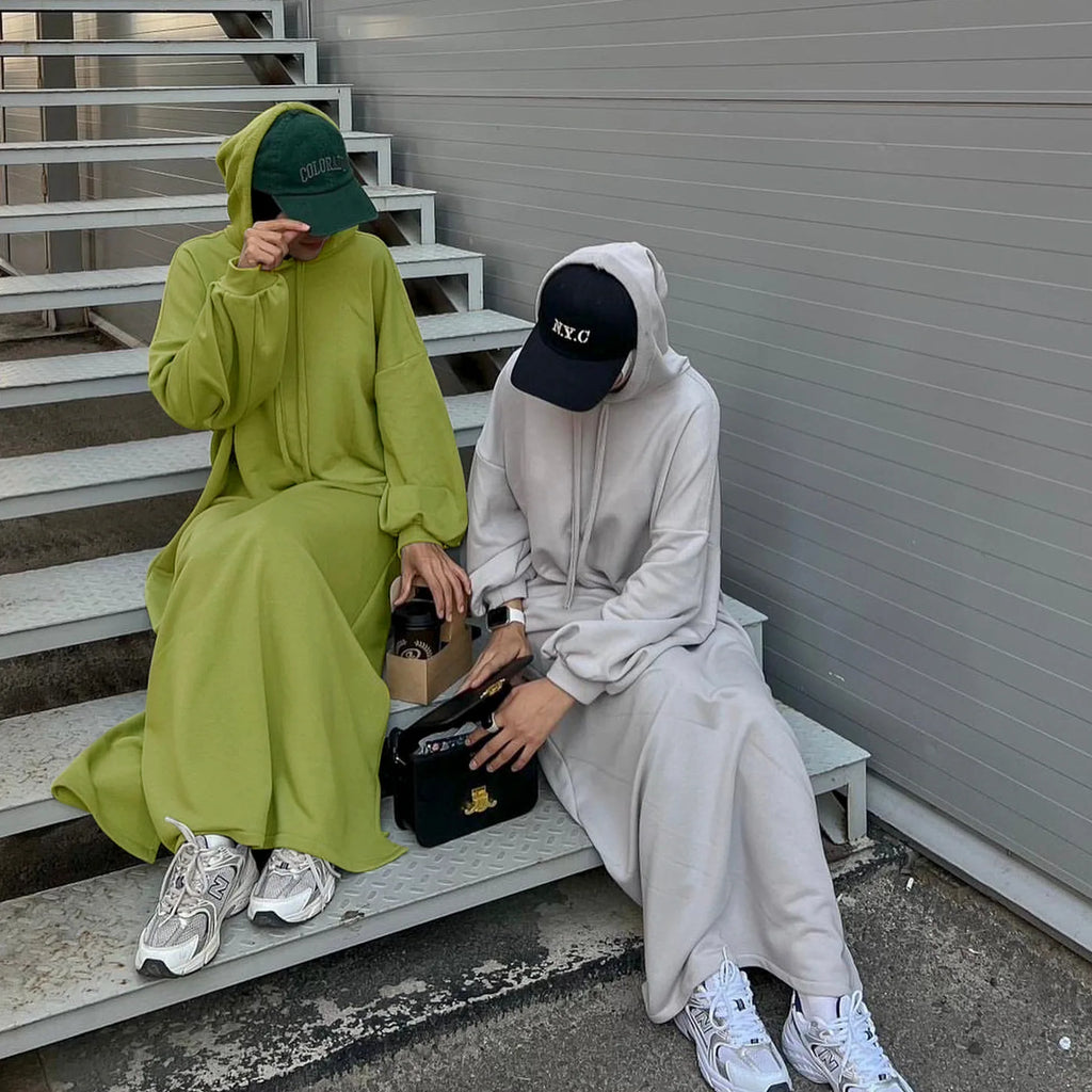 Hooded Maxi Abaya