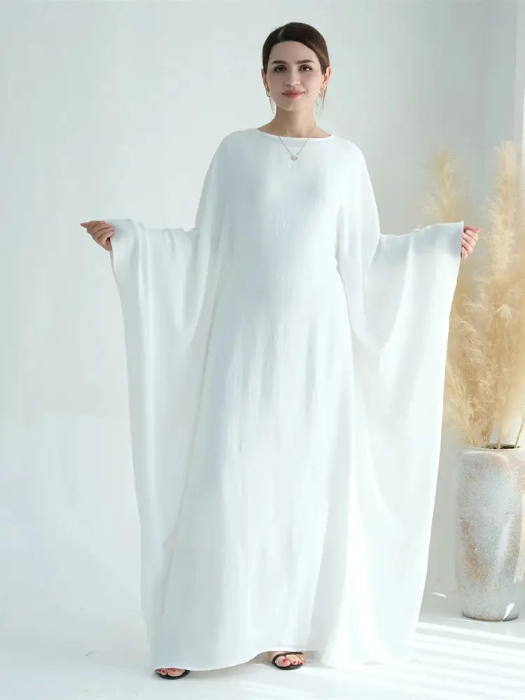 Cotton Linen Khimar Abaya