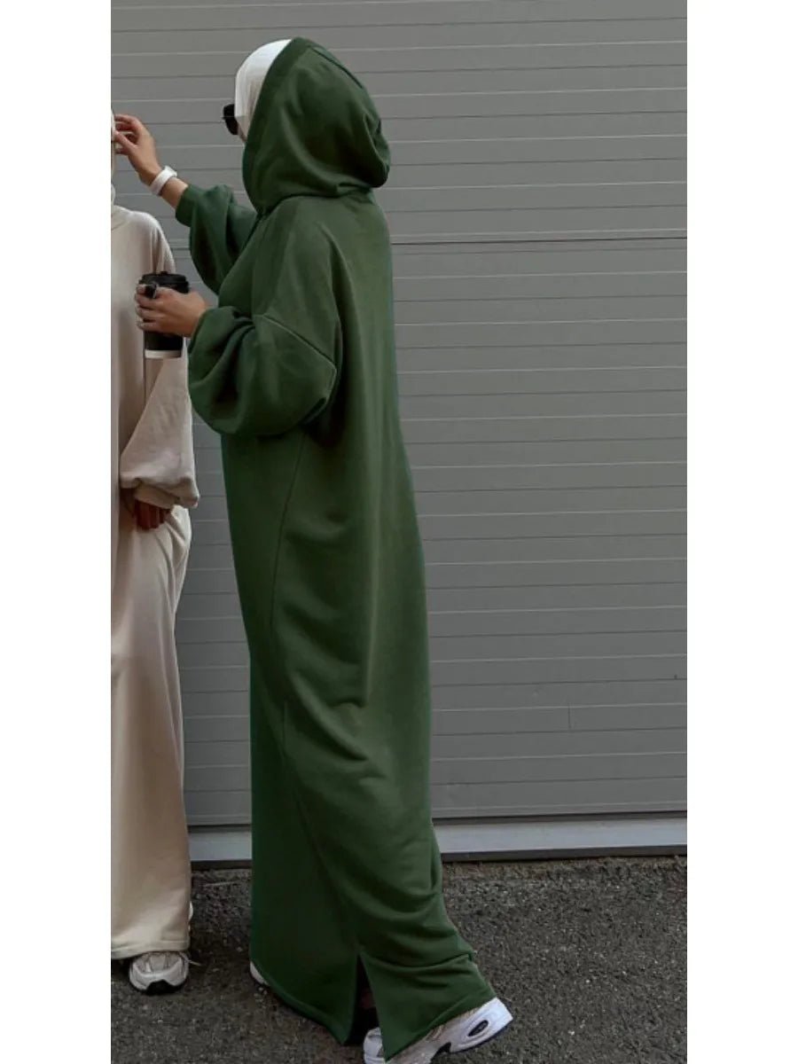 Hooded Maxi Abaya