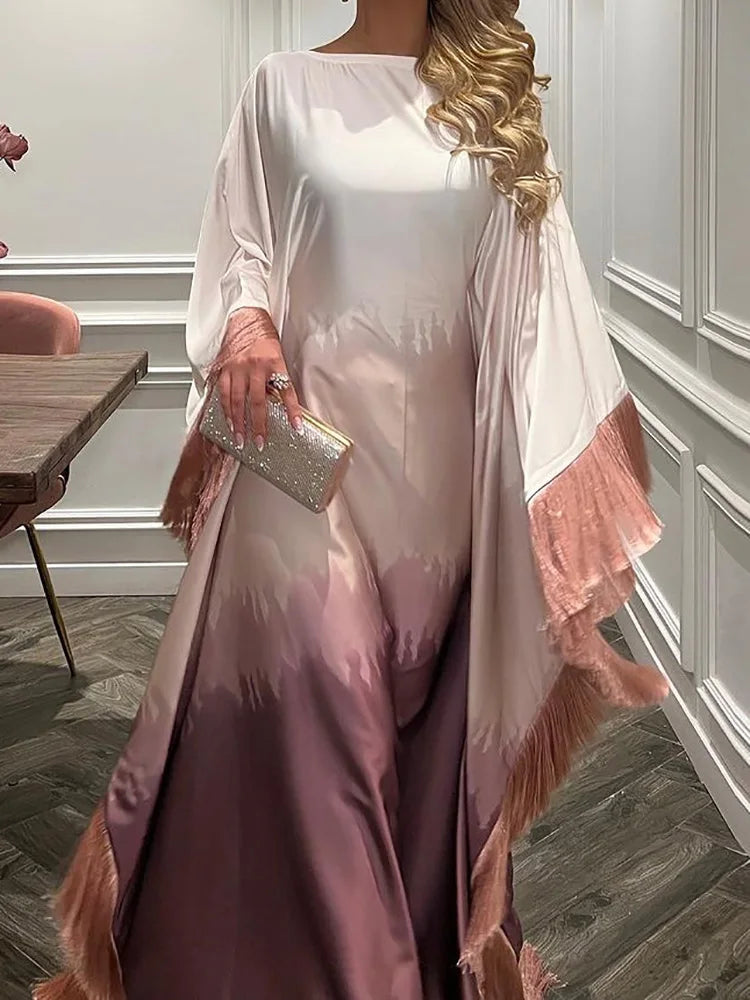 Luxury Batwing Sleeve Abaya – One Size
