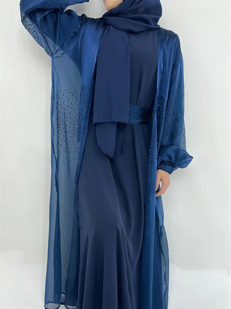 Puff Sleeve Abaya Sets