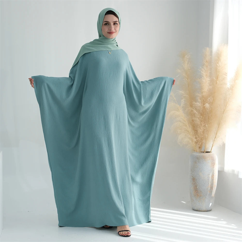 Cotton Linen Khimar Abaya