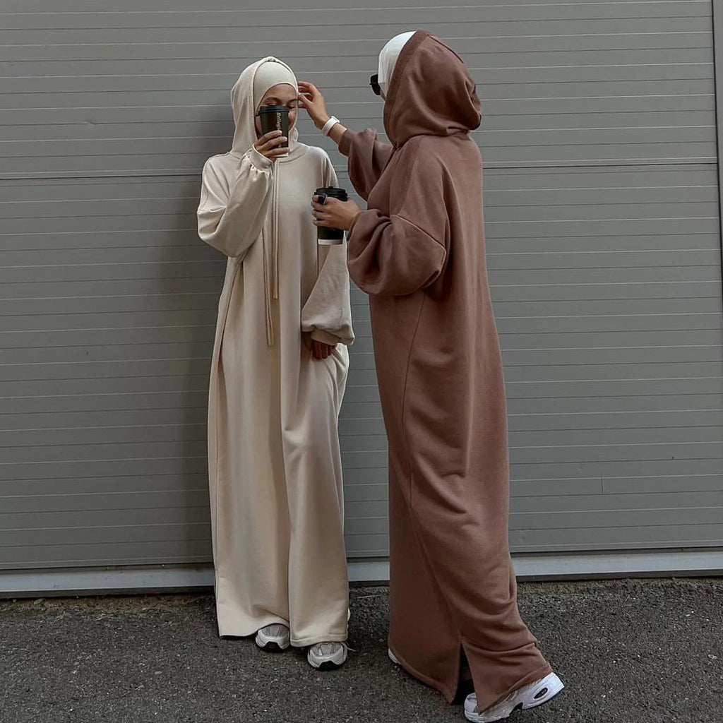 Hooded Maxi Abaya