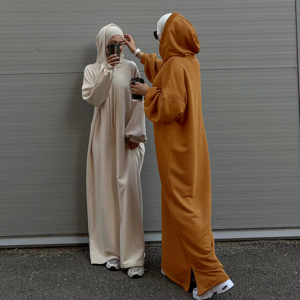 Hooded Maxi Abaya