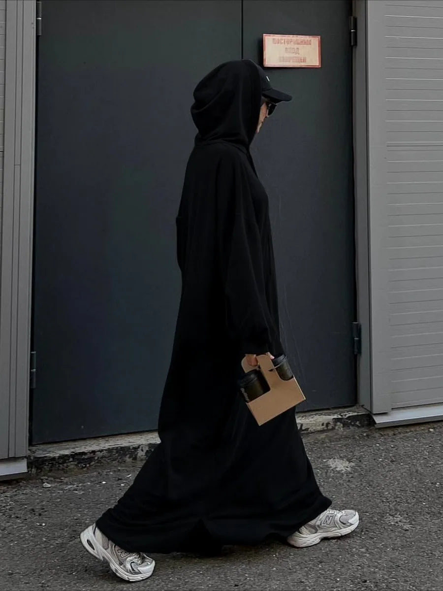 Hooded Maxi Abaya