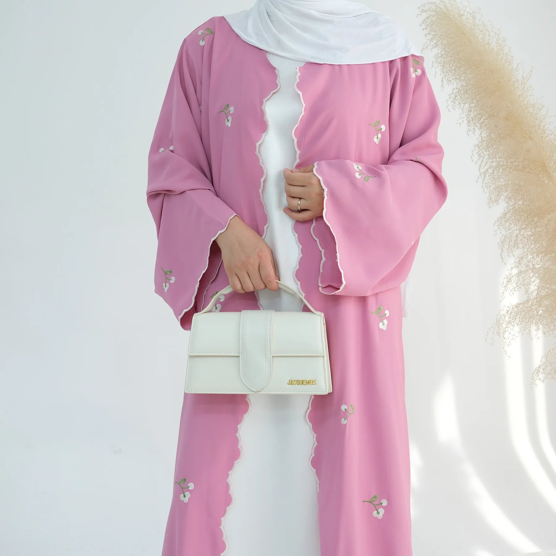 Embroidery Cardigan Abaya