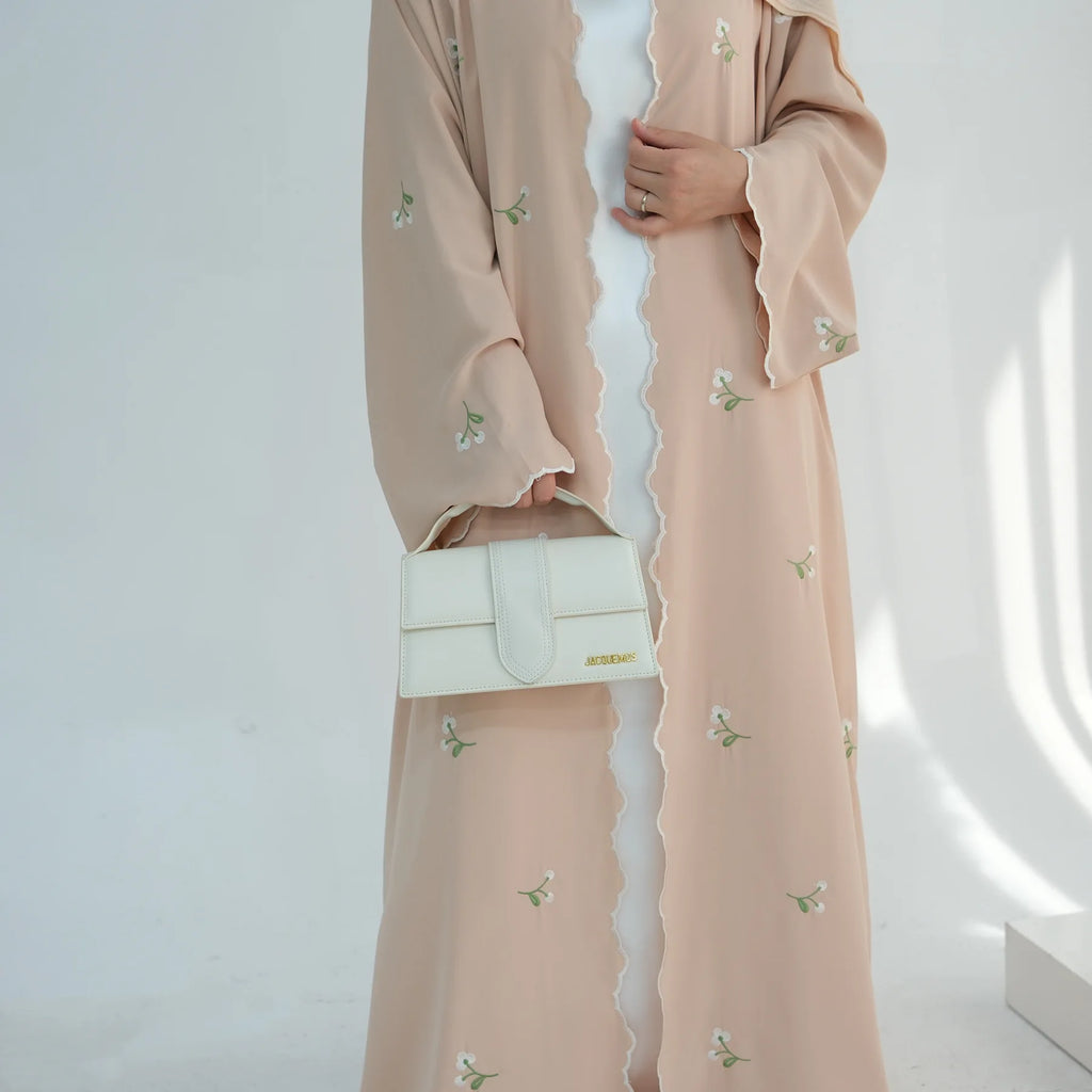 Embroidery Cardigan Abaya