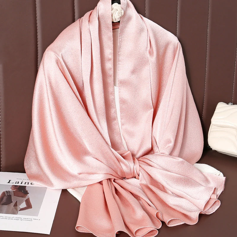 Solid Color Long Silky soft scarves