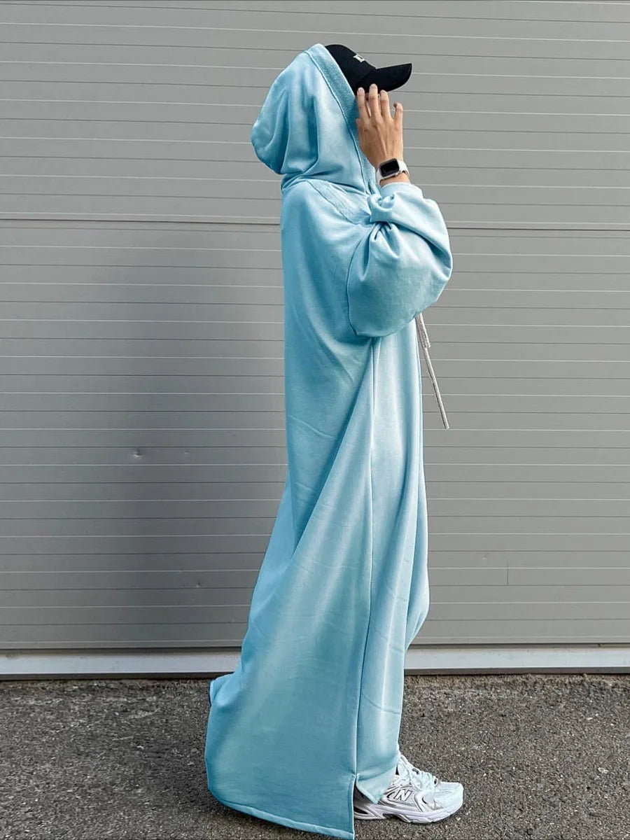 Hooded Maxi Abaya
