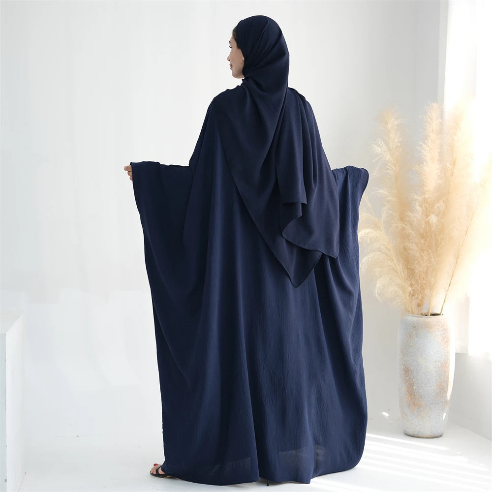 Cotton Linen Khimar Abaya