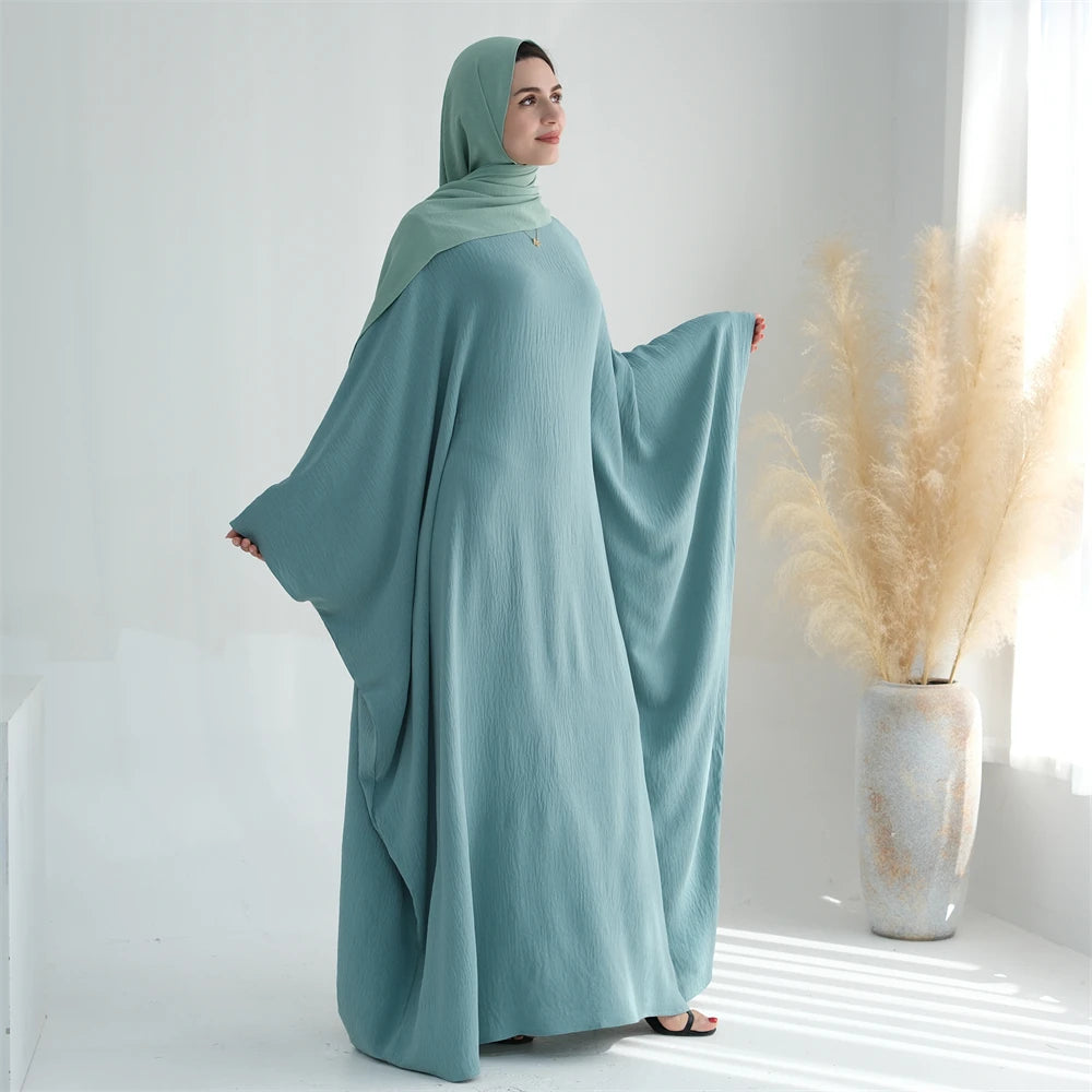 Cotton Linen Khimar Abaya