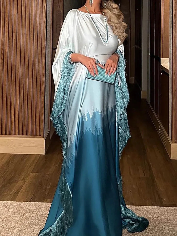 Luxury Batwing Sleeve Abaya – One Size