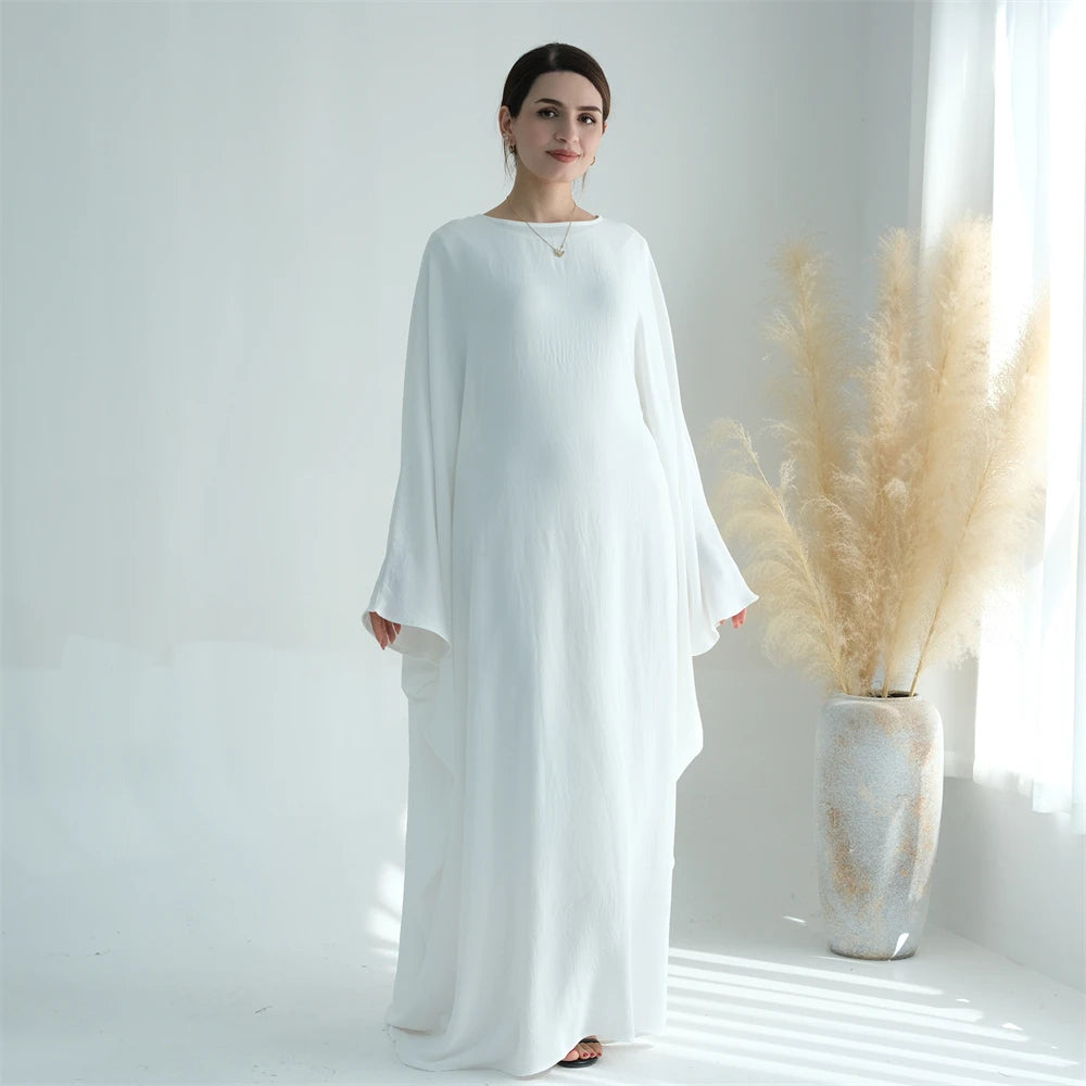 Cotton Linen Khimar Abaya