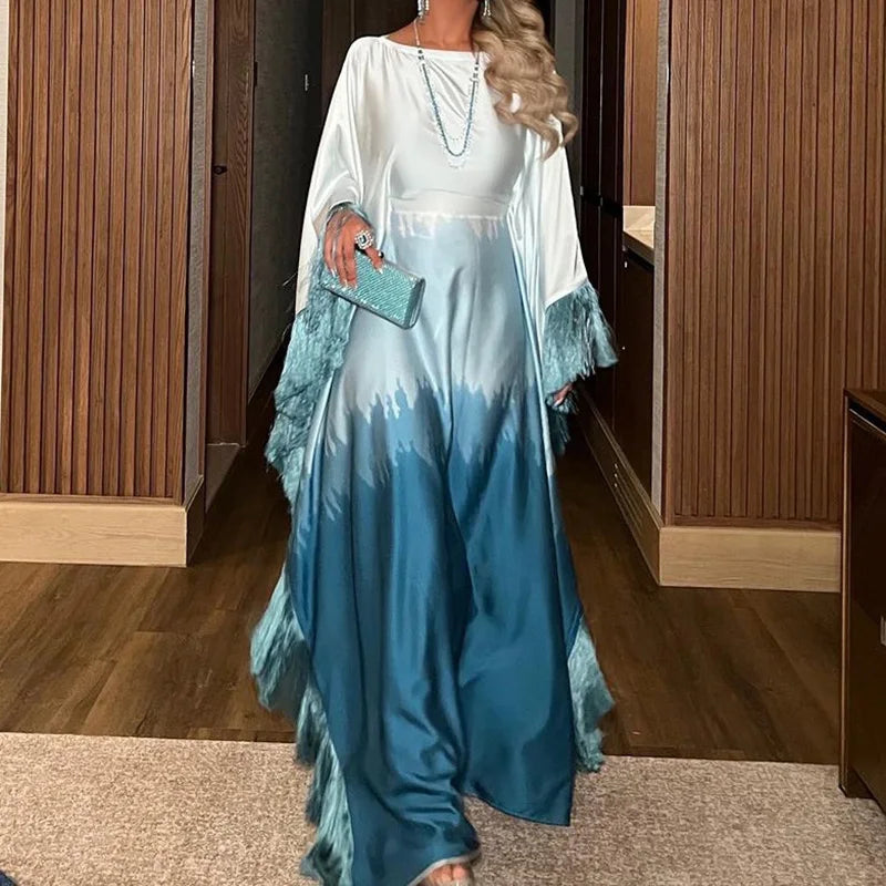 Luxury Batwing Sleeve Abaya – One Size