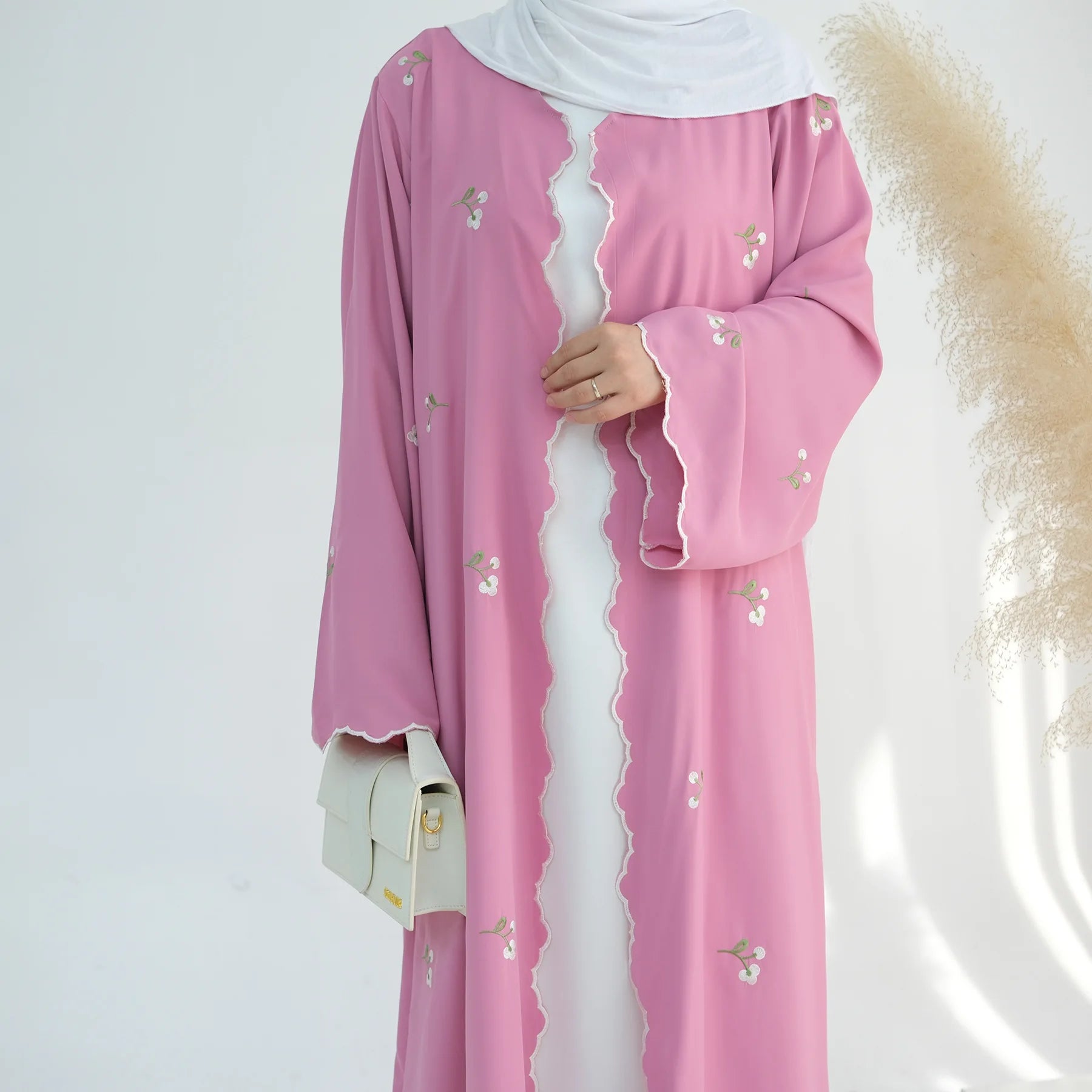 Embroidery Cardigan Abaya