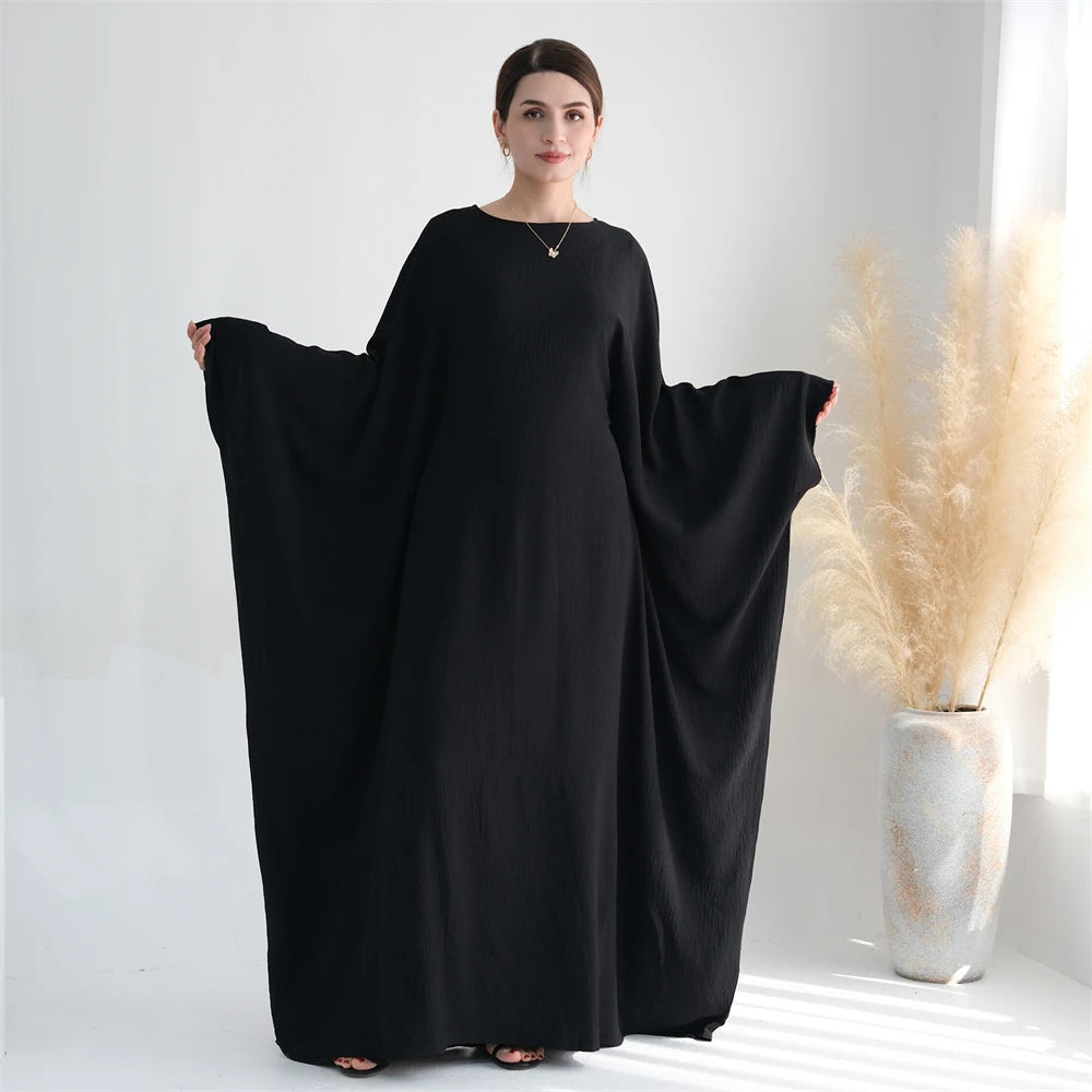 Cotton Linen Khimar Abaya