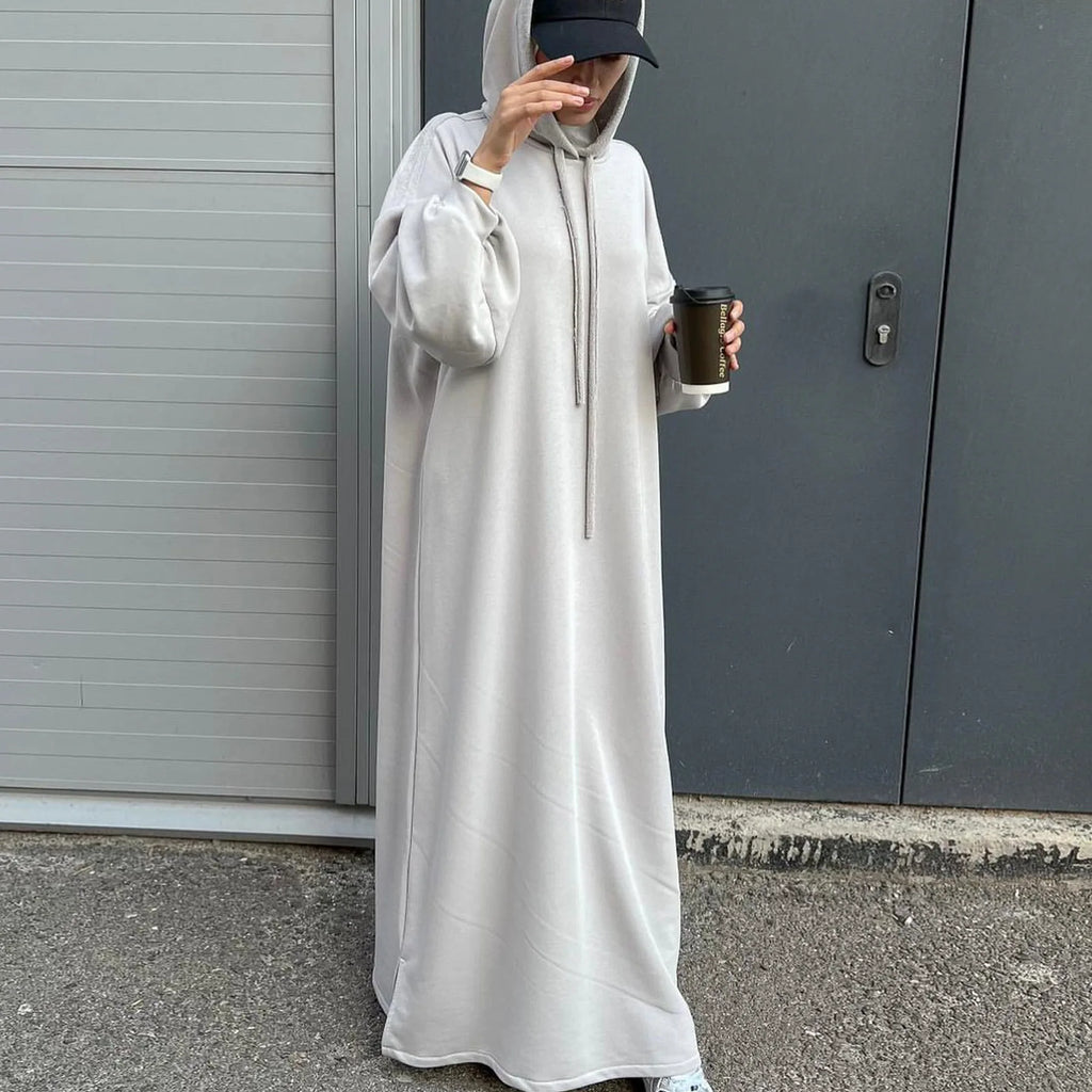 Hooded Maxi Abaya
