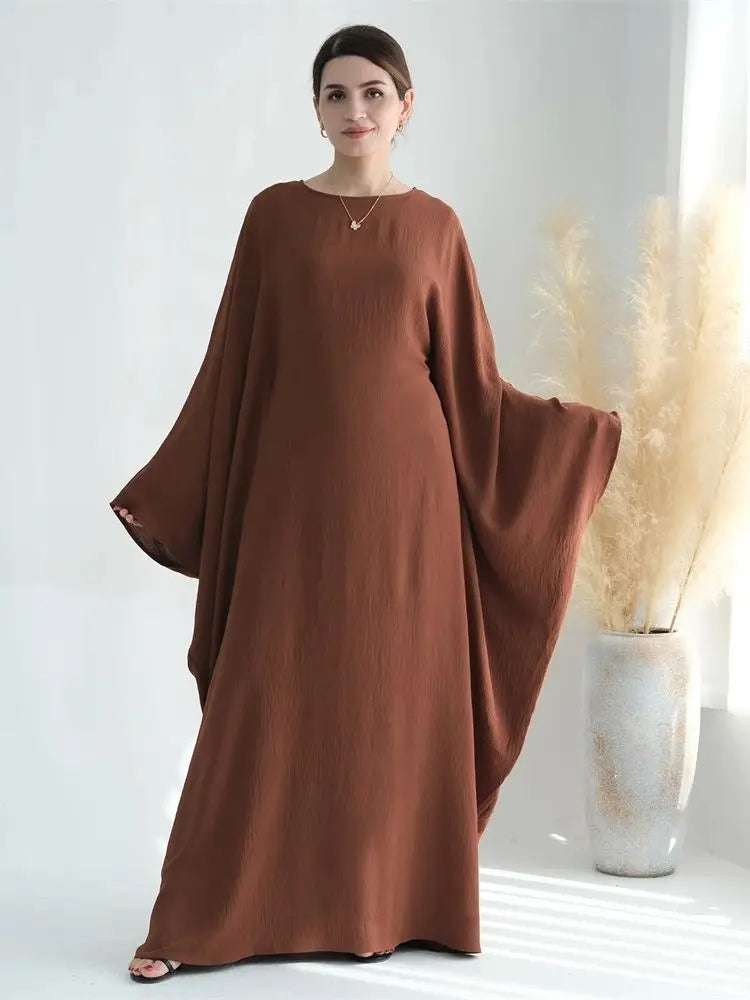 Cotton Linen Khimar Abaya