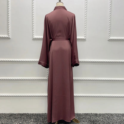 Embroidered Open Abaya