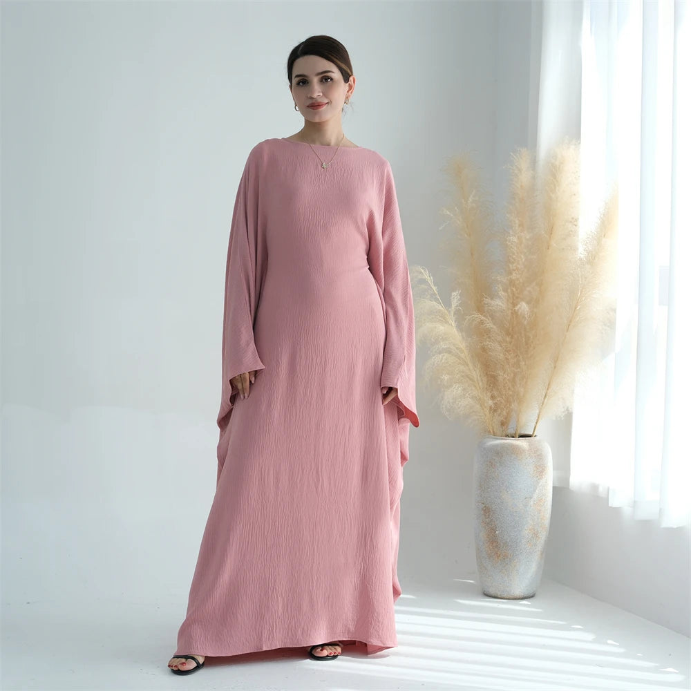 Cotton Linen Khimar Abaya