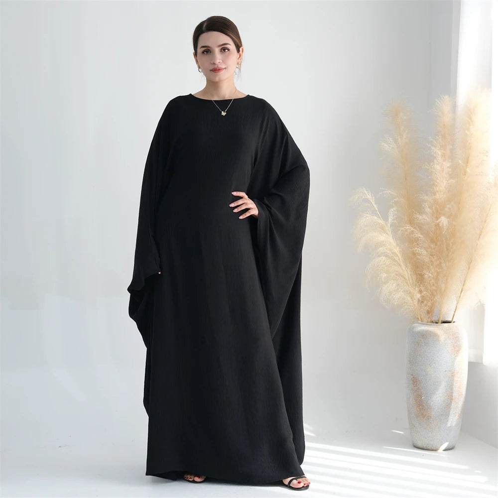 Cotton Linen Khimar Abaya