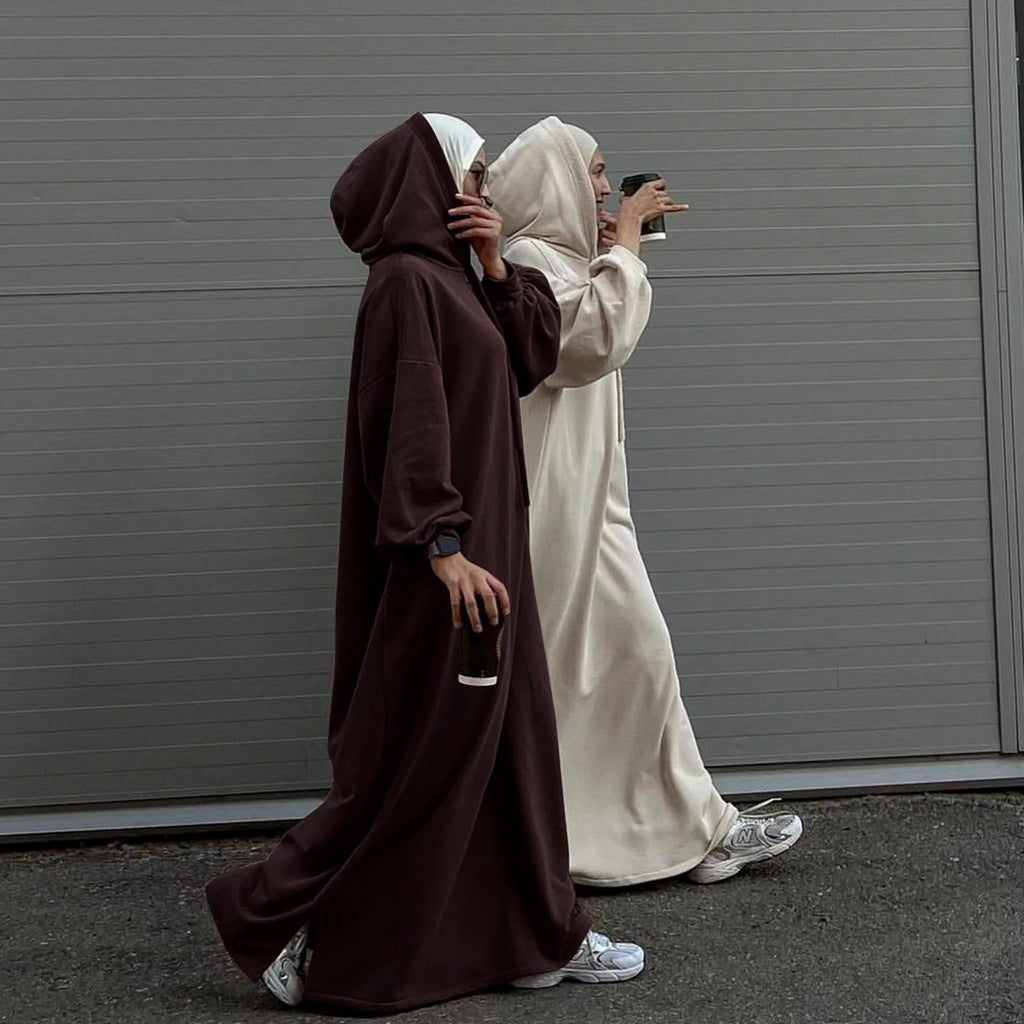 Hooded Maxi Abaya