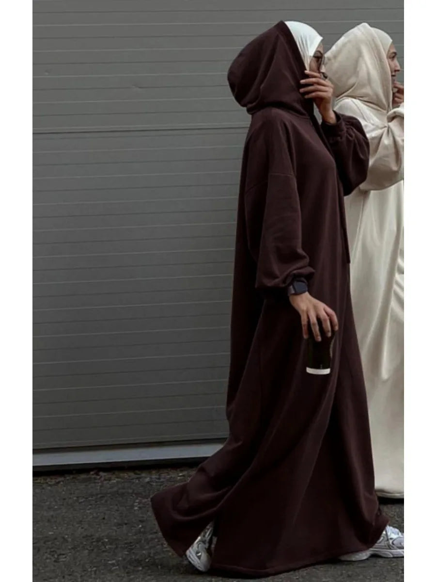 Hooded Maxi Abaya