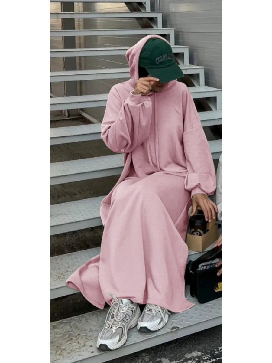 Hooded Maxi Abaya