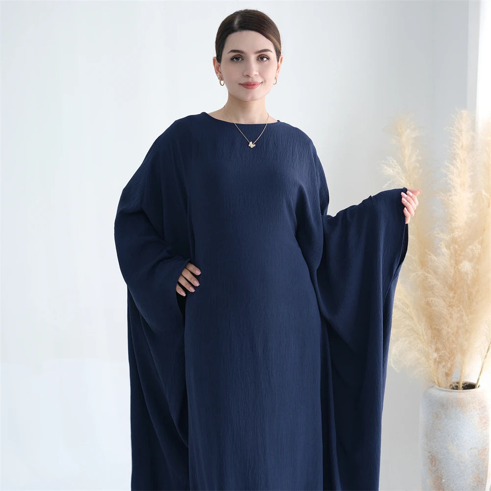Cotton Linen Khimar Abaya