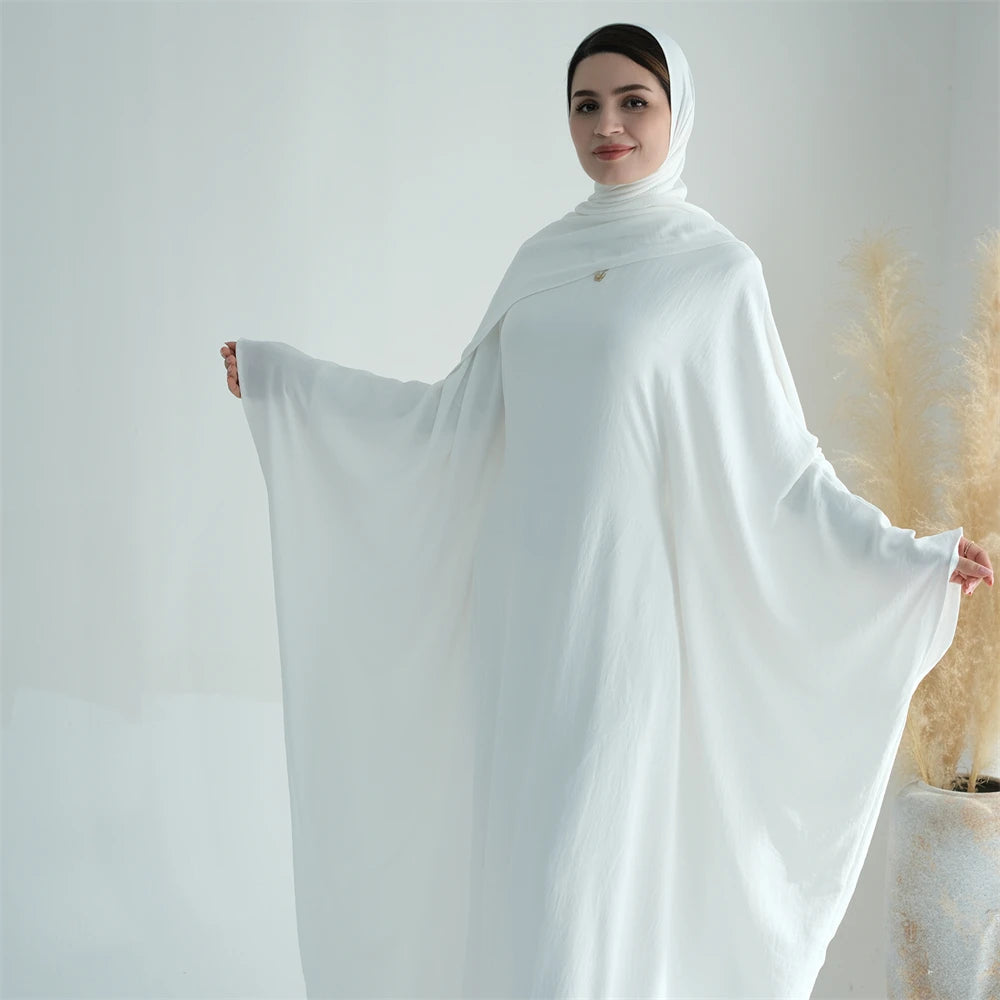 Cotton Linen Khimar Abaya