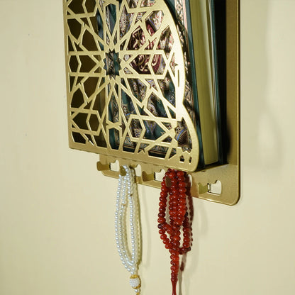 Iron Wall Hanging Quran Book Shelf